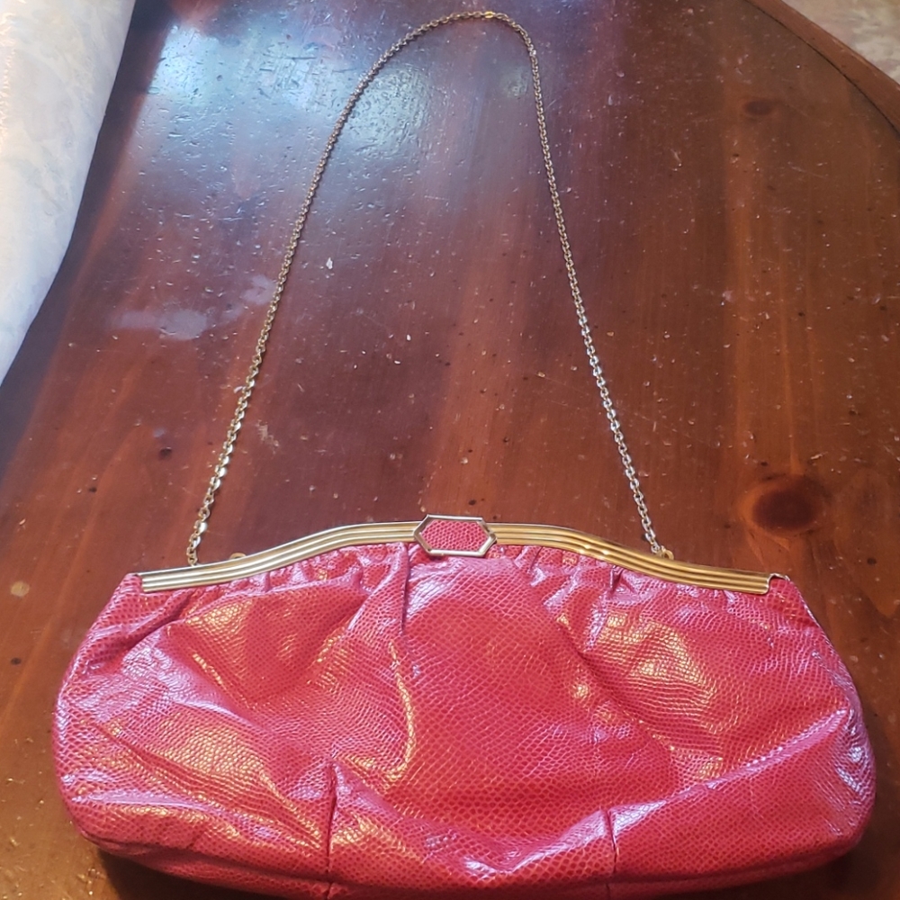 Vintage Etra Clutch-genuine leather